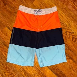 NWOT Gymboree Color Block Swim Trunks